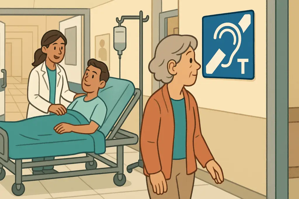 tcoil sign in hospital